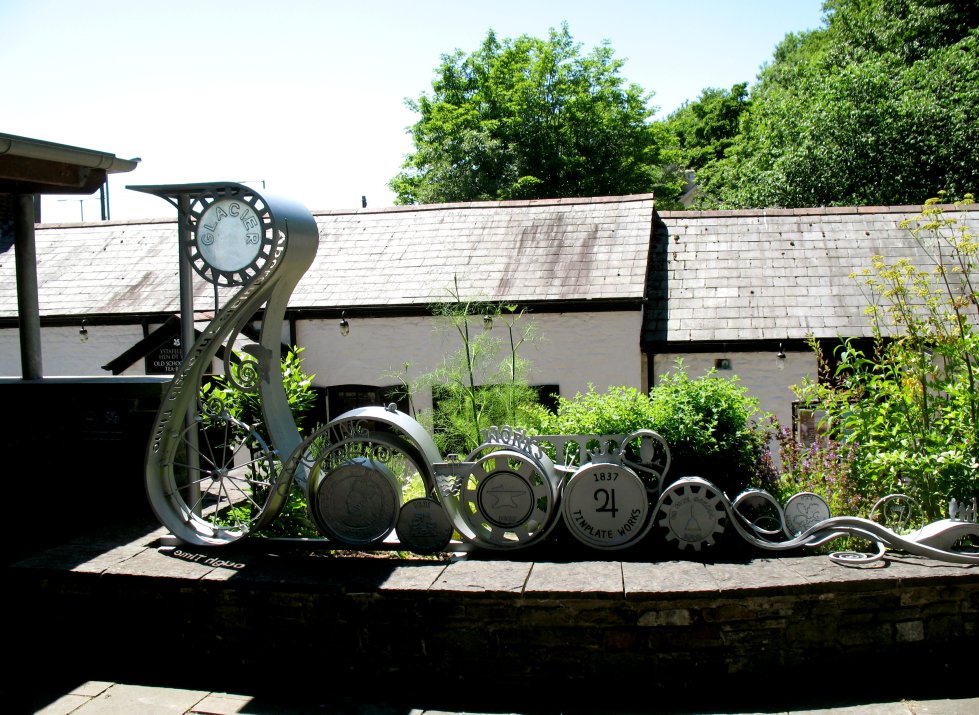 Tin Sculpture Aberdulais photograph